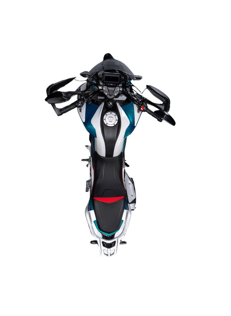 شارمكس دراجة طريق بسعة 250 سي سي – محرك أحادي الأسطوانة بتبريد هوائي وزيتي، قوة 25 حصان، ناقل حركة 6 سرعات، فرامل ABS، مصباح LED، سرعة قصوى 120 كم/س - Image 3